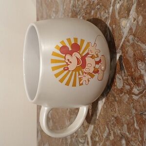 Disney Mickey & Minnie Golden Bust Pearlescent Stoneware  Mug / 21oz